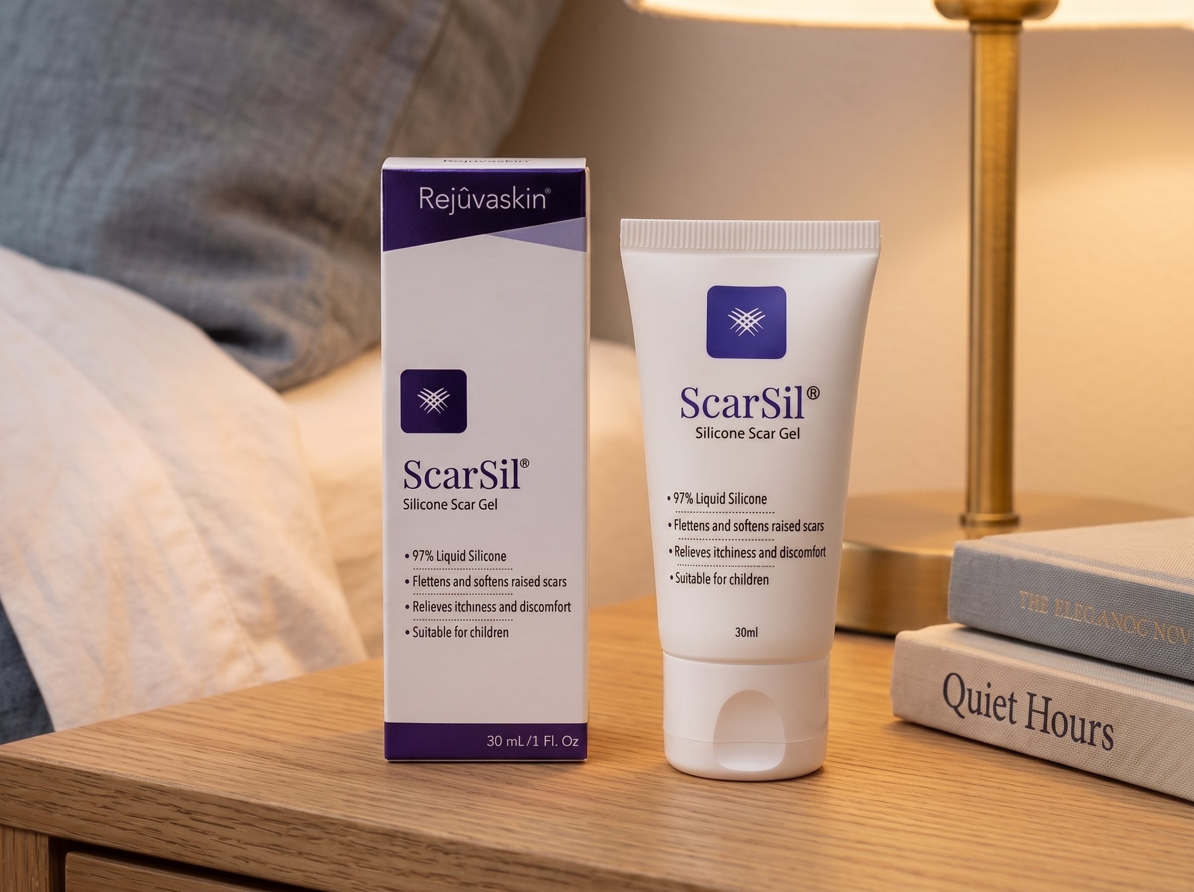 Rejuvaskin ScarSil Silicone Scar Gel 30mL